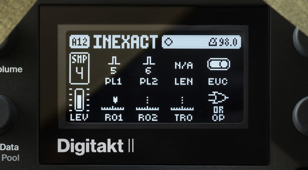 Elektron Digitak II's euclidean sequencer