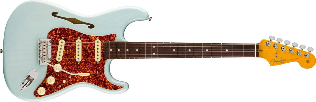 限量版 American Professional II Stratocaster Thinline 达芙妮蓝