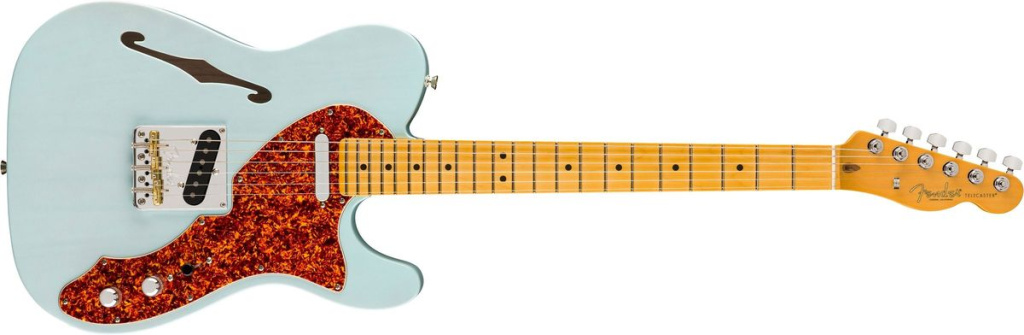 限量版 American Professional II Telecaster Thinline 达芙妮蓝