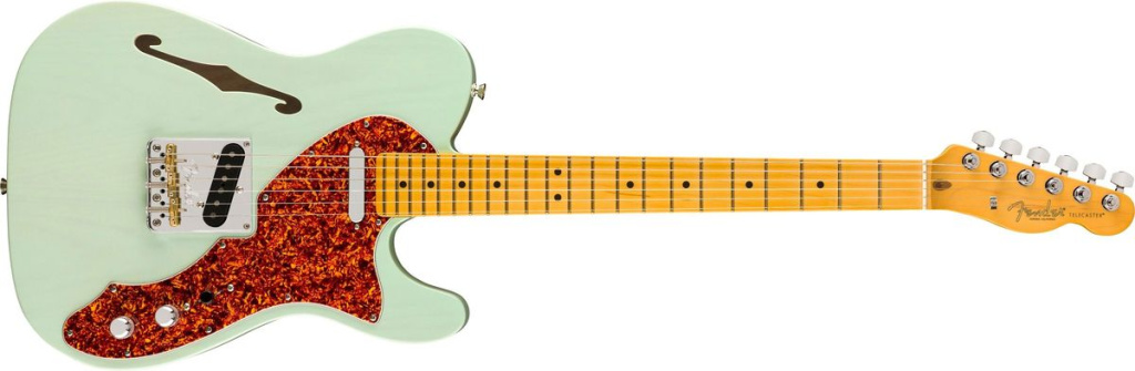 限量版 American Professional II Telecaster Thinline 冲浪绿