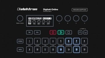 Elektron Digitakt online interactive demo